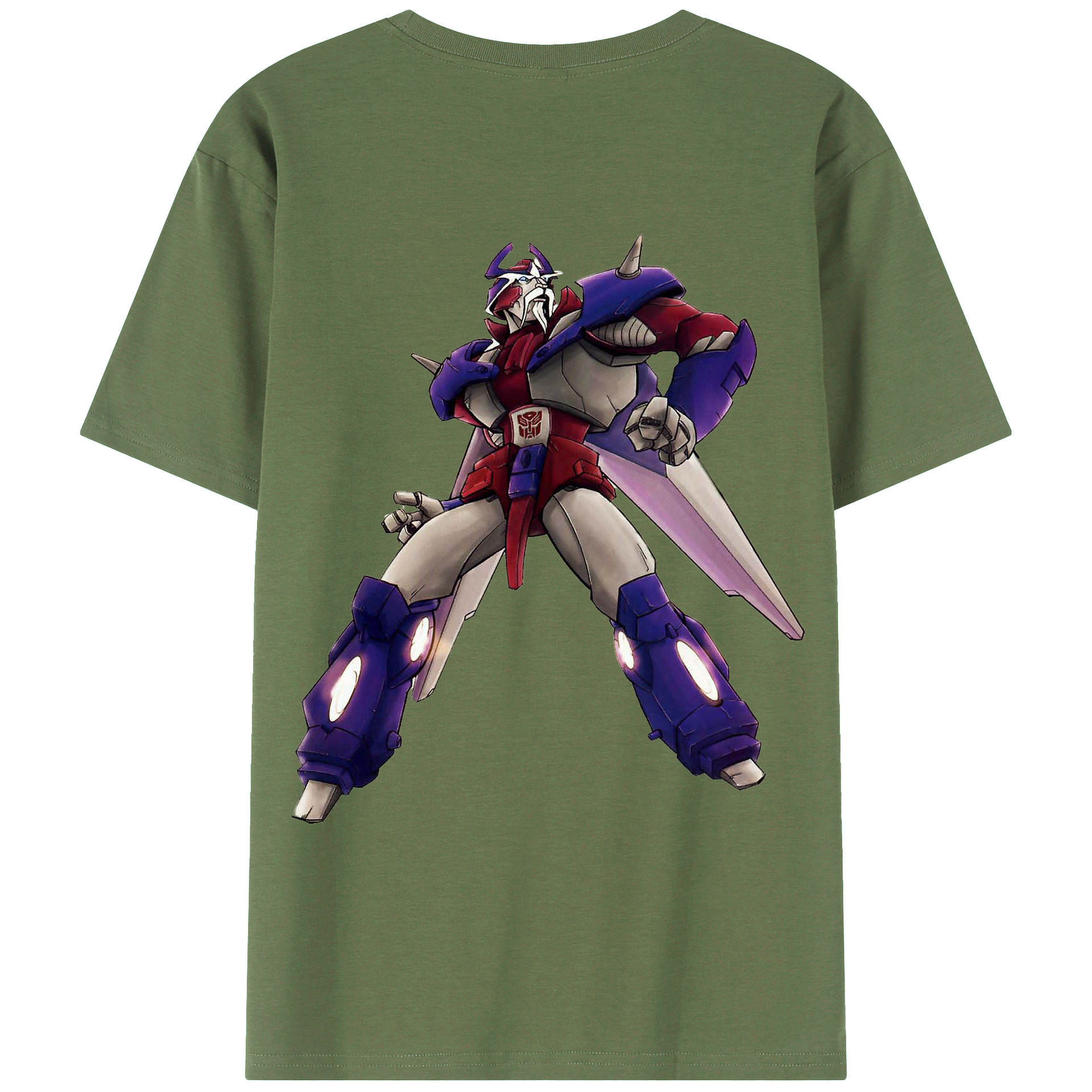 （画像用）  綿100％ メンズ半袖Tシャツ（バックプリント） 通気性